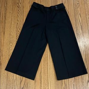 Nine West Black wide leg capris